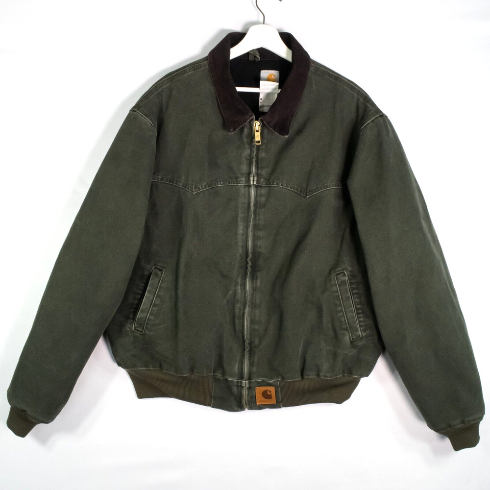 Carhartt | Jackets & Coats | Vtg Carhartt Jacket Moss Green Santa